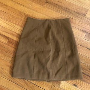 Babaton camel-colored skirt